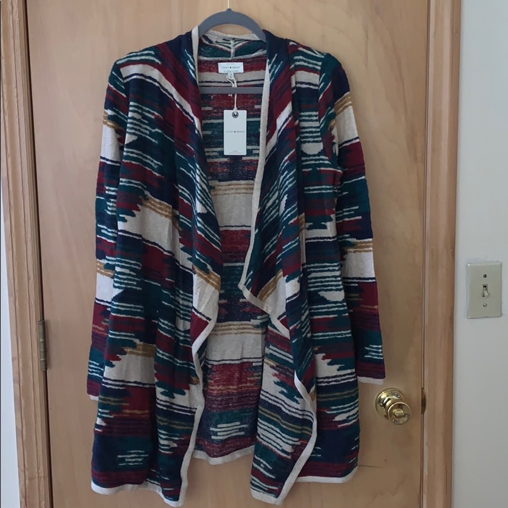 Multi-colored cardigan